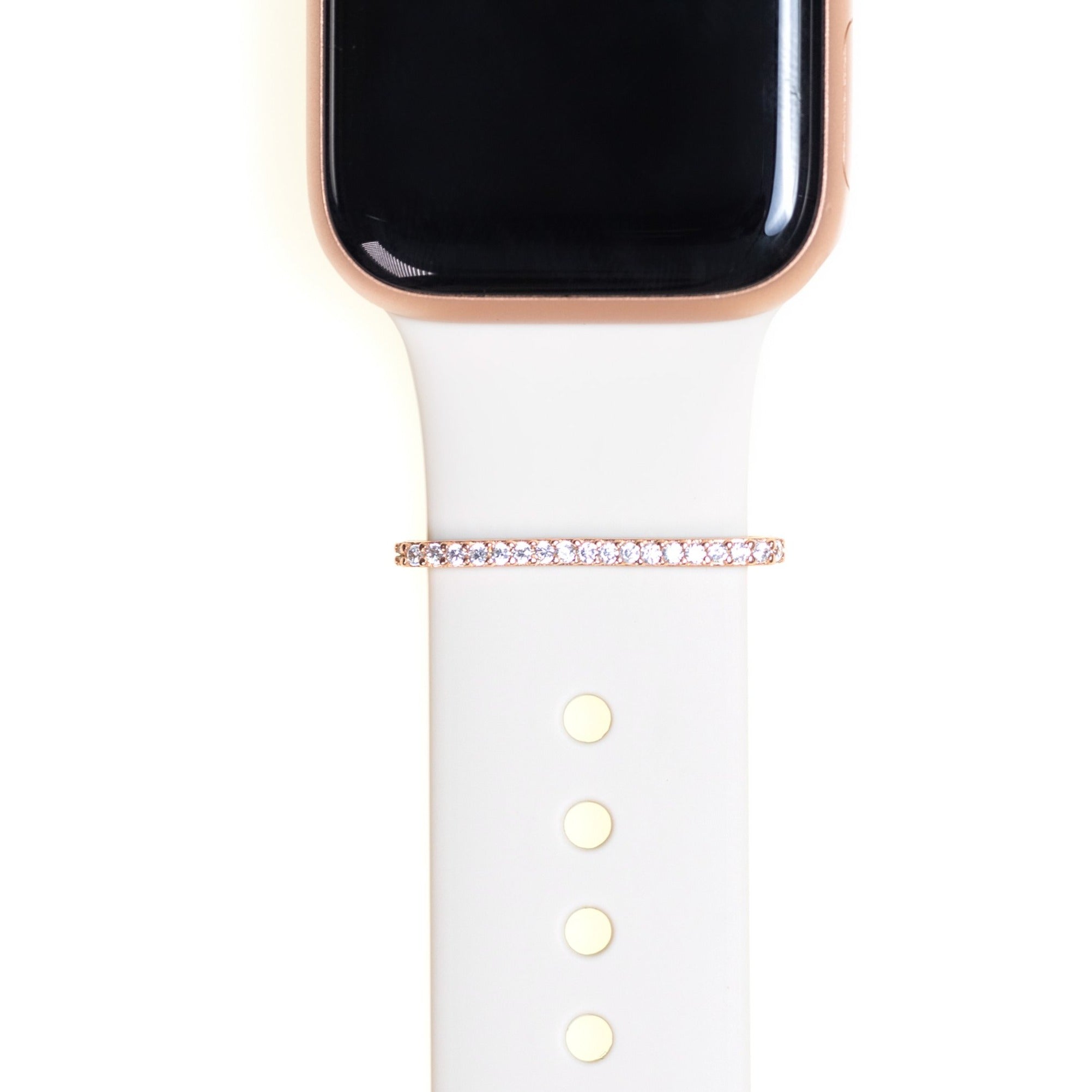 Thin with BirthStone Plate Ring • Apple Watch Band's Charm