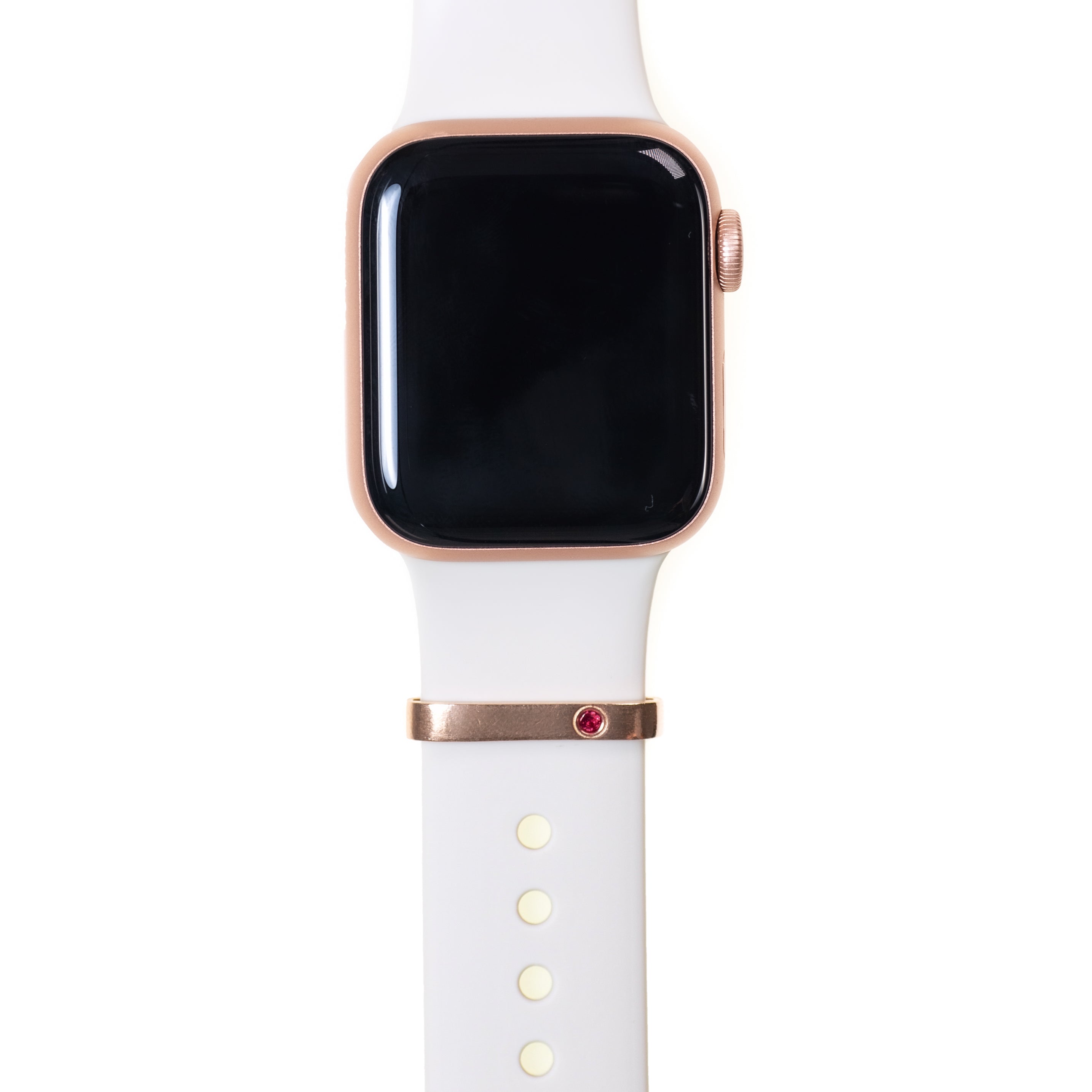 Custom engraved Name BirthStone  • Apple Watch Band's Charm