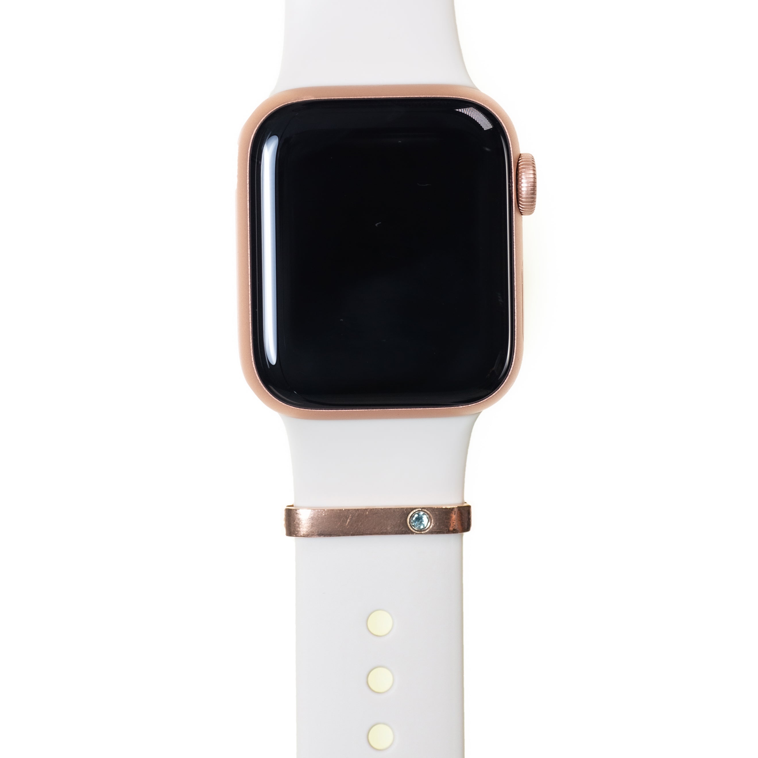 Custom engraved Name BirthStone  • Apple Watch Band's Charm