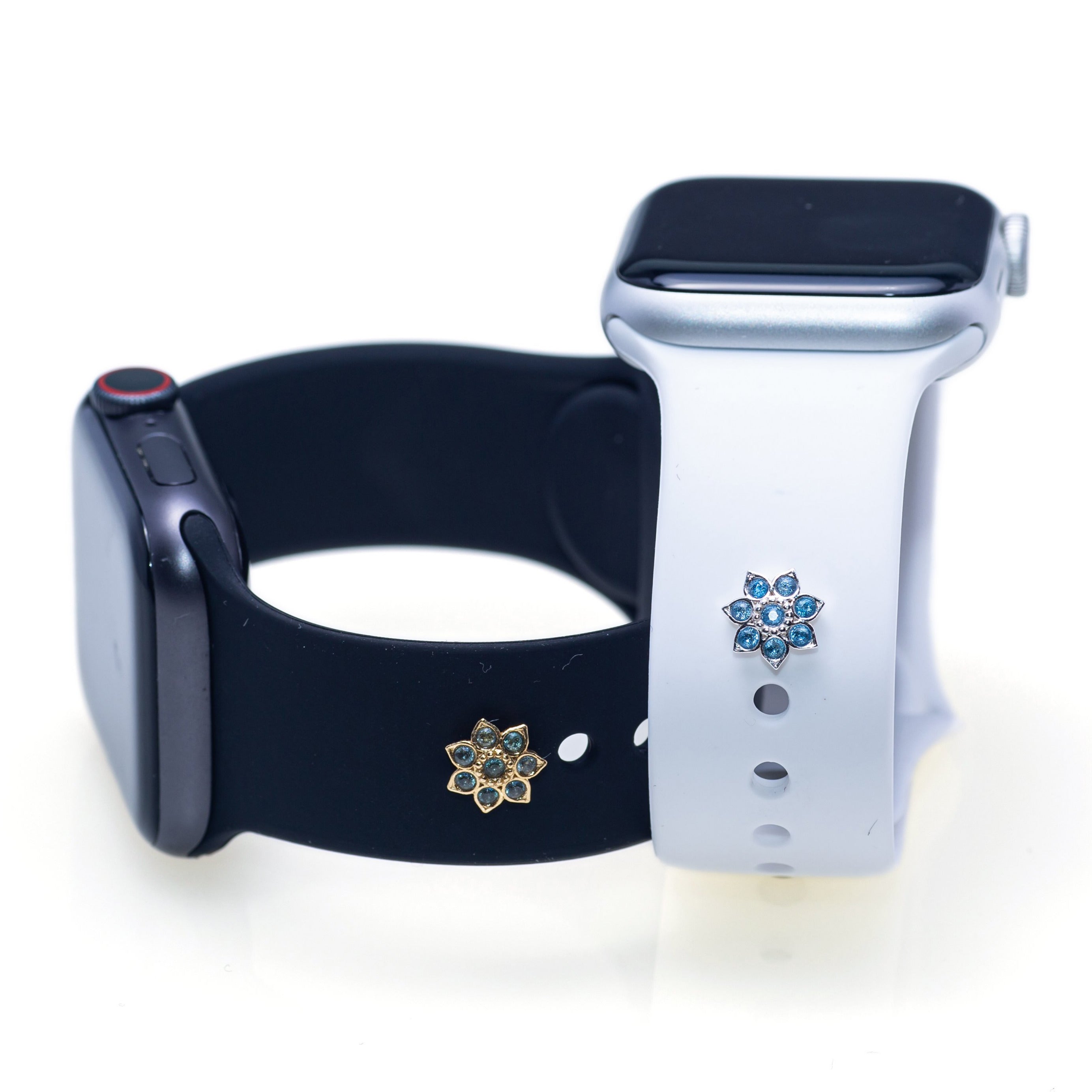 Flower with Swarovski Cuff Accessory for Apple Watch Band